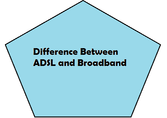 Difference between ADSL and Broadband