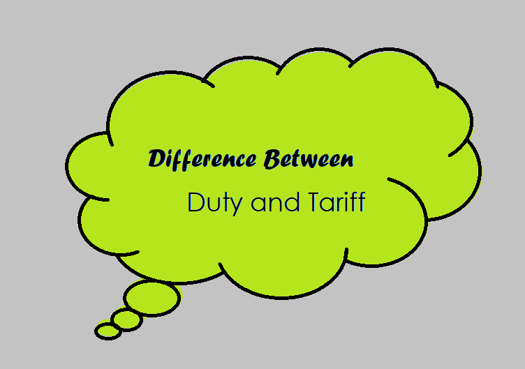 What is the Difference Between Duty and Tariff