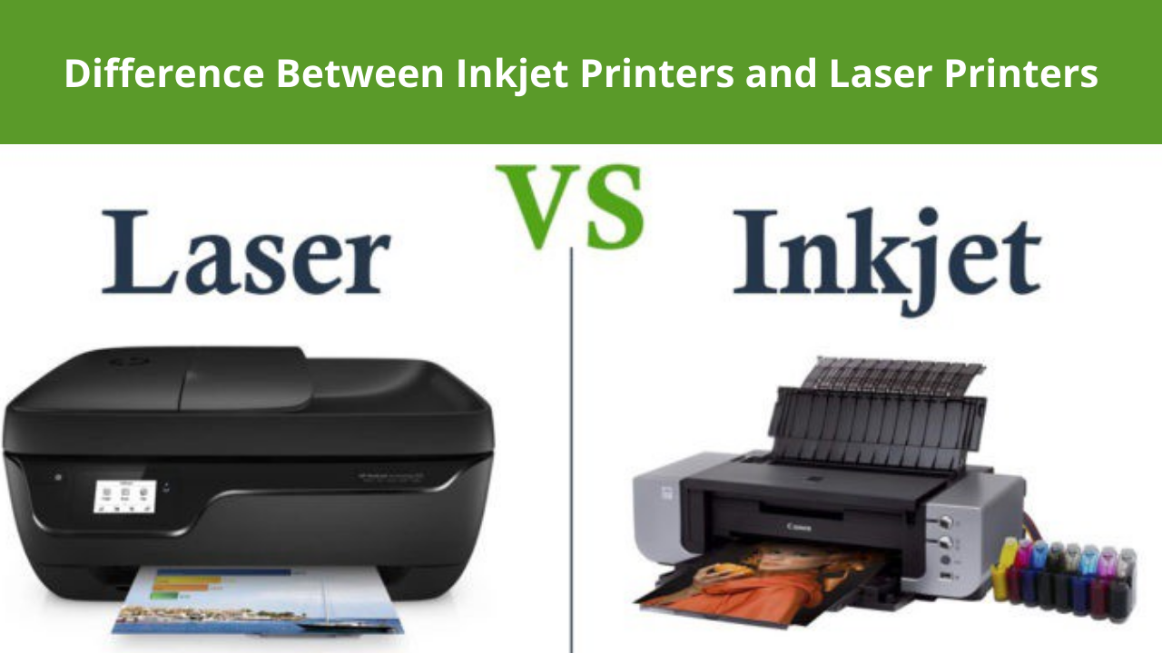 Difference Between Inkjet Printers and Laser Printers