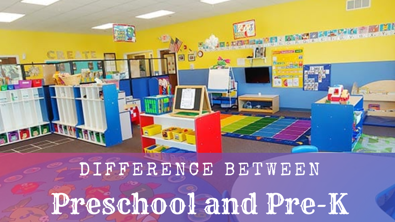 Difference between Preschool and Pre-K