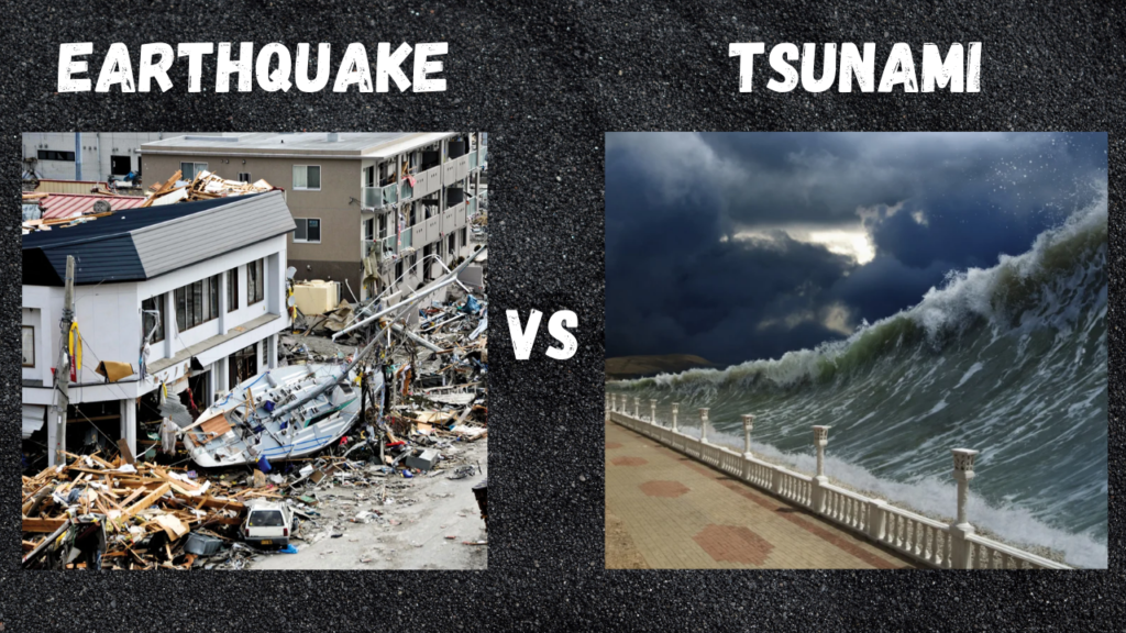 Difference Between Earthquake and Tsunami